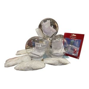Snowglobe Craft Lot, DIY Crafts, 11 piece lot